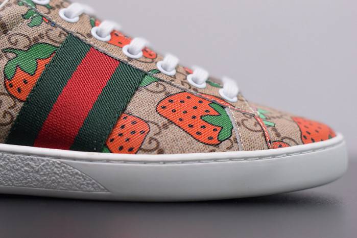 GUCC Ace Embroidered Low-Top Sneaker 431920 DOPEO 9064