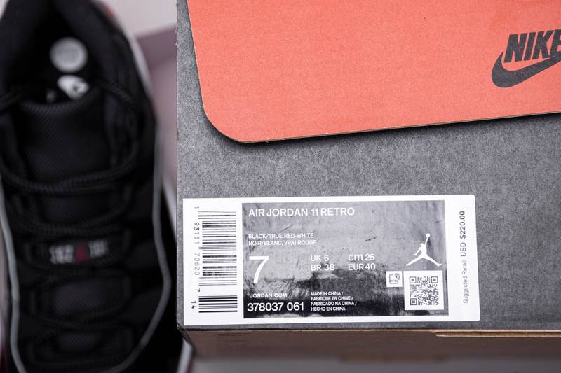 Air Jordan 11 Retro Playoffs Bred