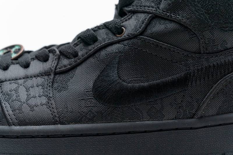 Air Jordan 1 Mid Edison Chen Fearless Black
