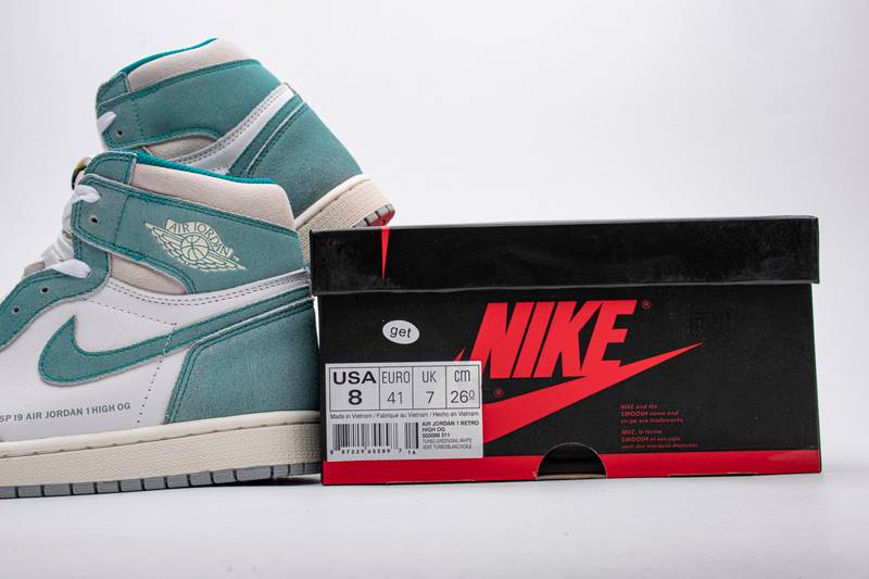Air Jordan 1 OG Hi RetroTurbo Green