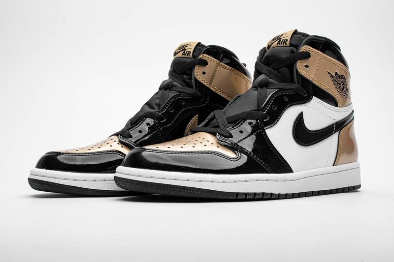 Air Jordan 1 Retro High NRG Patent Gold Toe