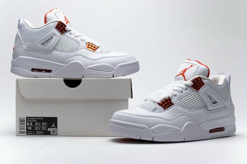 Air Jordan 4 Retro Metallic Orange