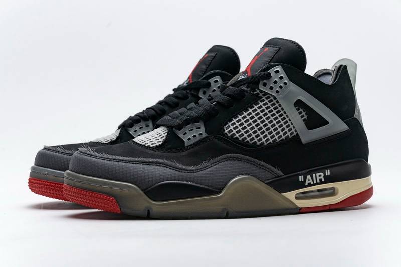 Air Jordan 4 Retro Off-White Bred