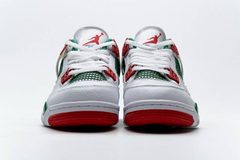 Air Jordan 4 Retro White Green Red