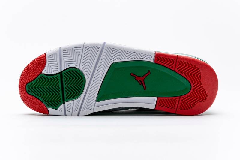 Air Jordan 4 Retro White Green Red