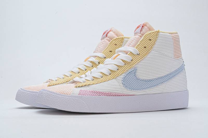 Nike Blazer Mid 77 VNTG White Pink Yellow