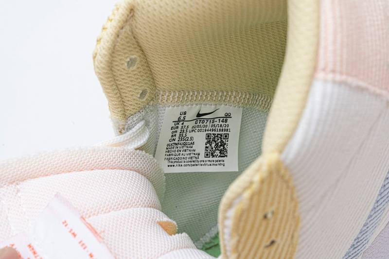 Nike Blazer Mid 77 VNTG White Pink Yellow