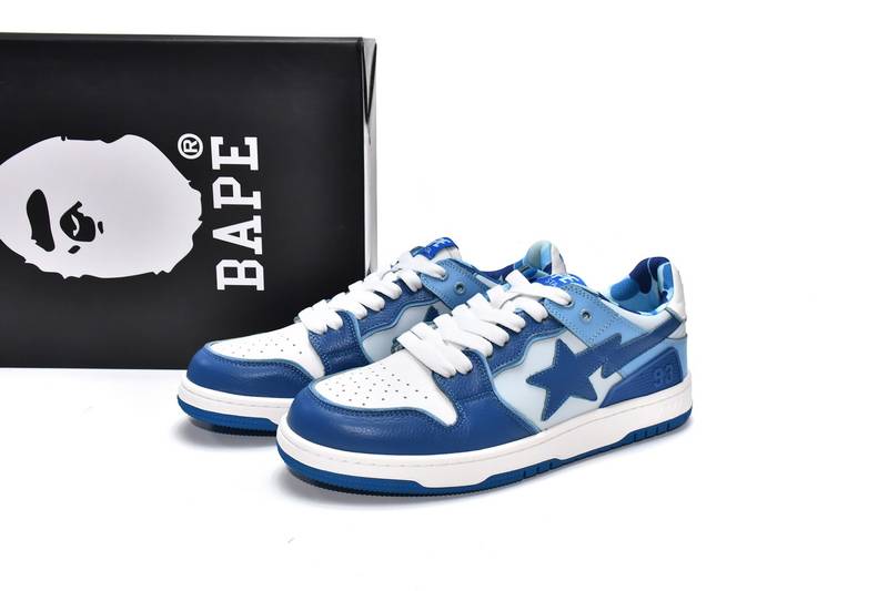 A Bathing Ape Bape Sta Low Blue 1G70-109-0026