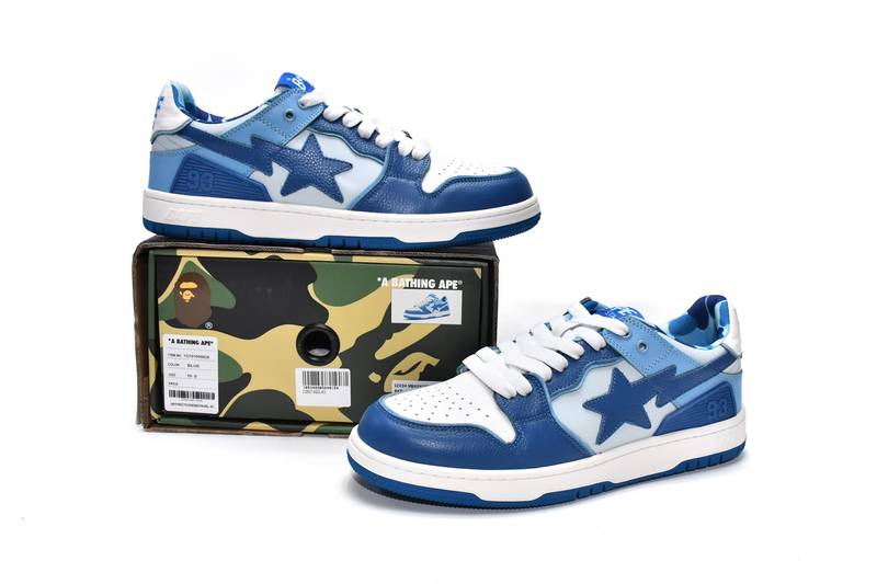 A Bathing Ape Bape Sta Low Blue 1G70-109-0026