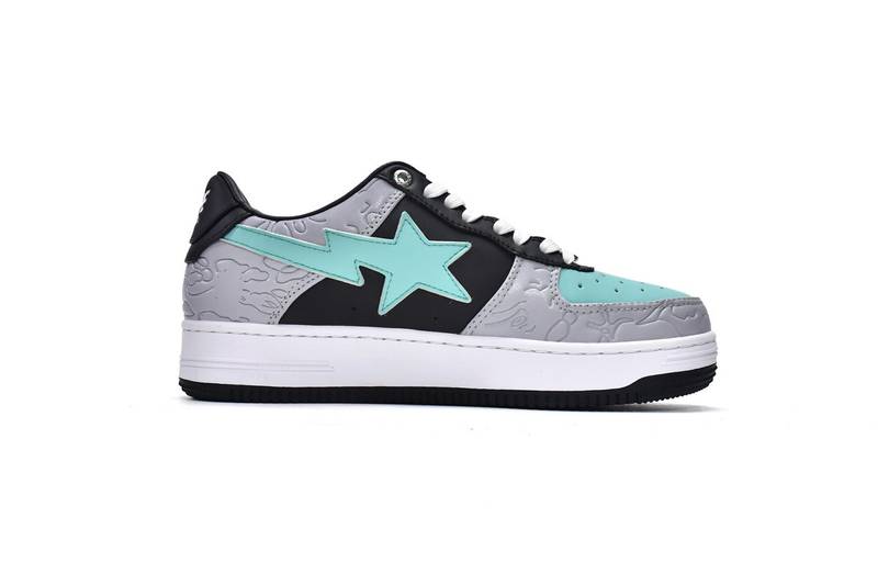 A Bathing Ape Bape Sta Low Grey Black