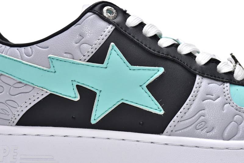 A Bathing Ape Bape Sta Low Grey Black