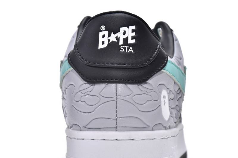 A Bathing Ape Bape Sta Low Grey Black
