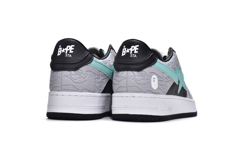 A Bathing Ape Bape Sta Low Grey Black