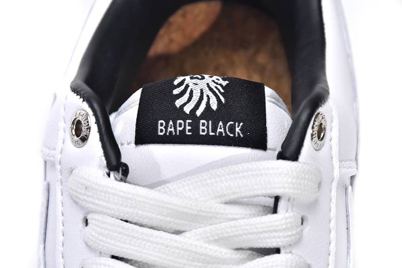 A Bathing Ape Bape Sta Low White Black