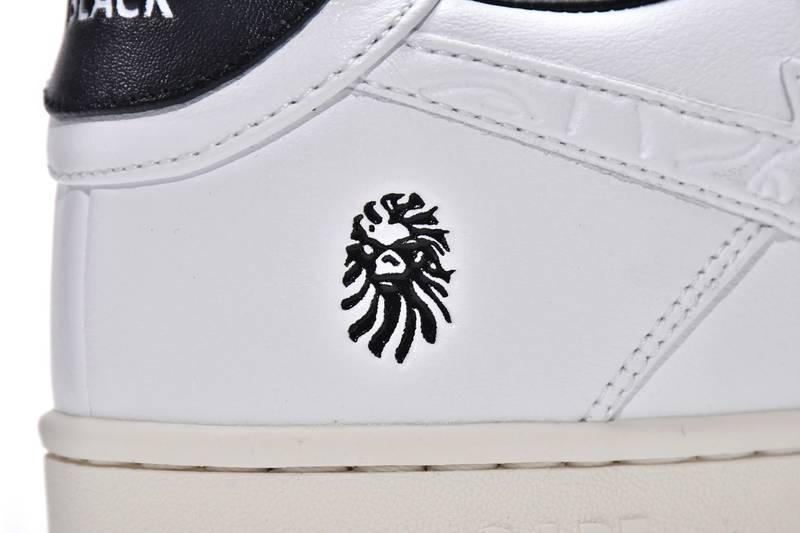 A Bathing Ape Bape Sta Low White Black