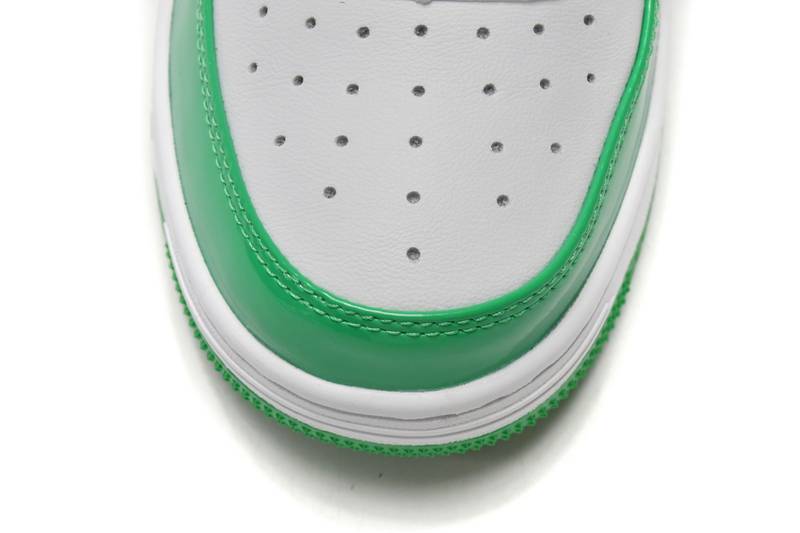 A Bathing Ape Bape Sta Low White Green