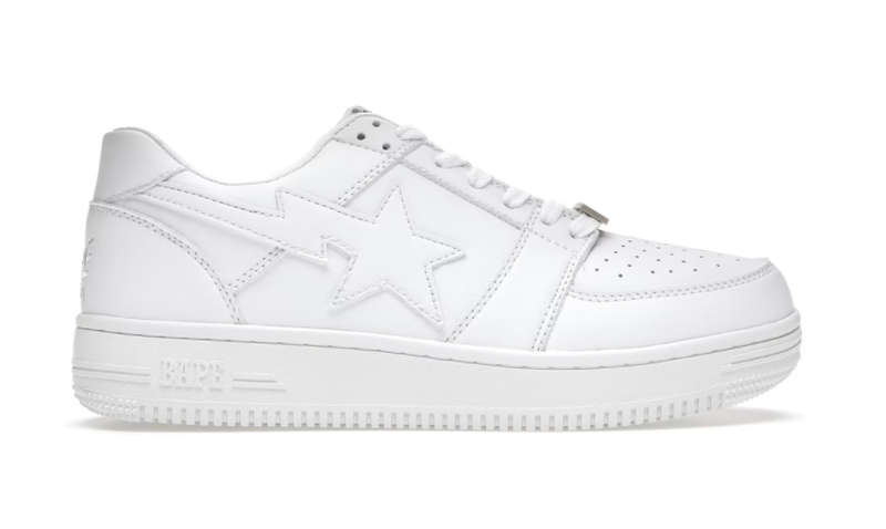 A Bathing Ape Bape Sta Low White Leather (2020)