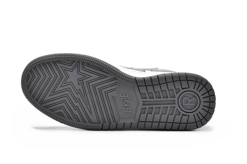 A Bathing Ape Court Sta Light Grey Cream