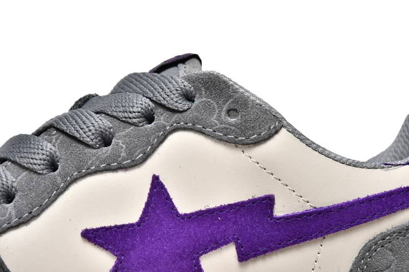 A Bathing Ape Court Sta Mist Grey Royal Purple