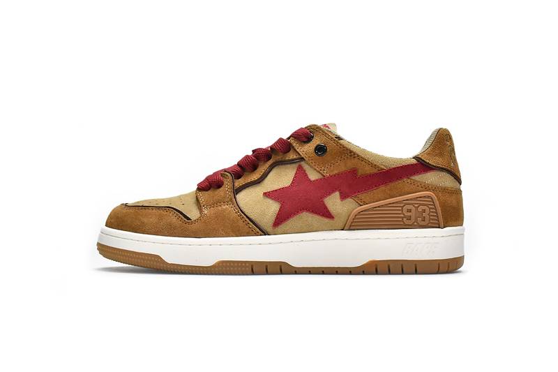 A Bathing Ape Sk8 Sta Wheat Red