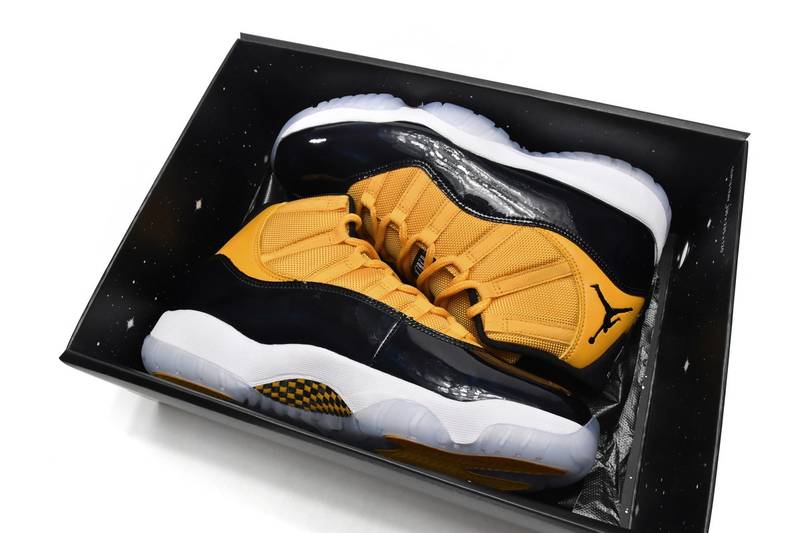 Air Jordan 11 Retro Black Yellow