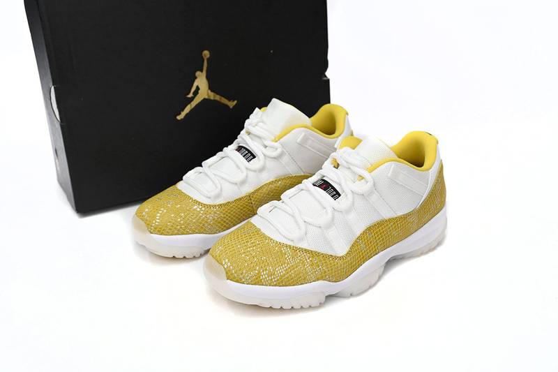 Air Jordan 11 Retro Low Tour Yellow Snakeskin