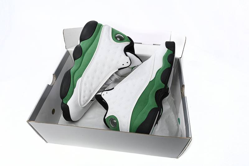 Air Jordan 13 Retro White Lucky Green