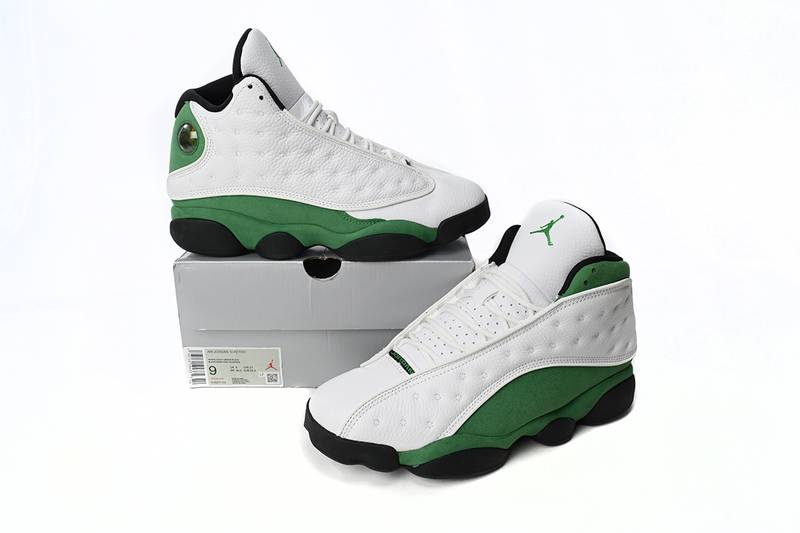 Air Jordan 13 Retro White Lucky Green