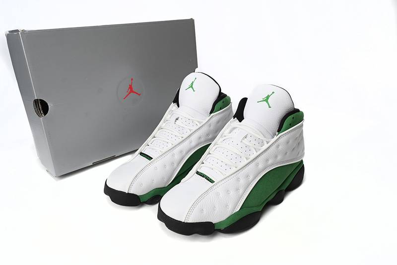 Air Jordan 13 Retro White Lucky Green