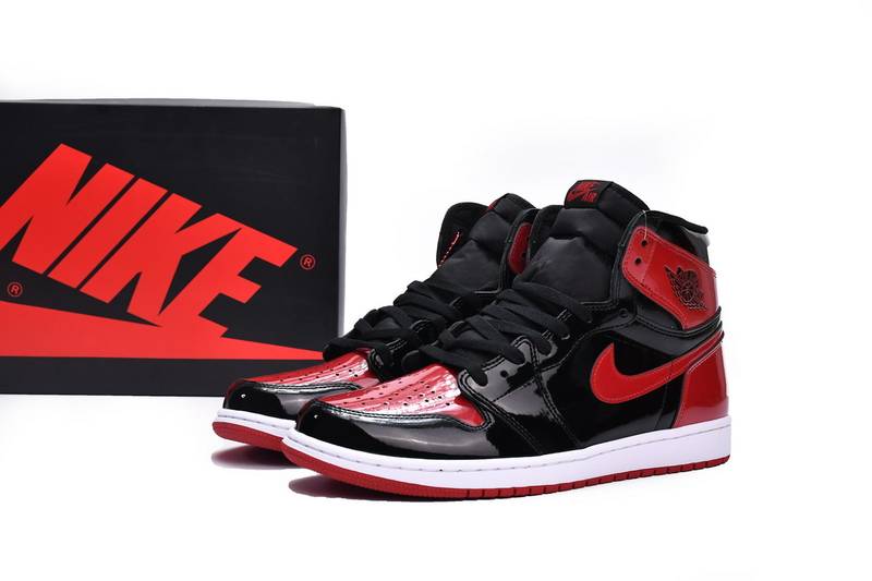 Air Jordan 1 High OG Bred Patent
