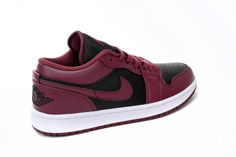 Air Jordan 1 Low Black Dark Beetroot
