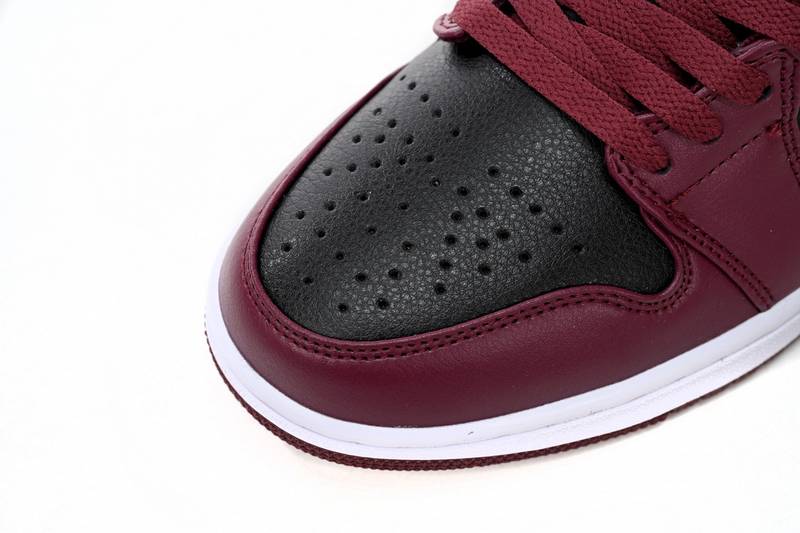 Air Jordan 1 Low Black Dark Beetroot