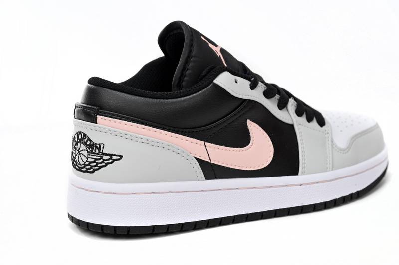 Air Jordan 1 Low Black Grey Pink
