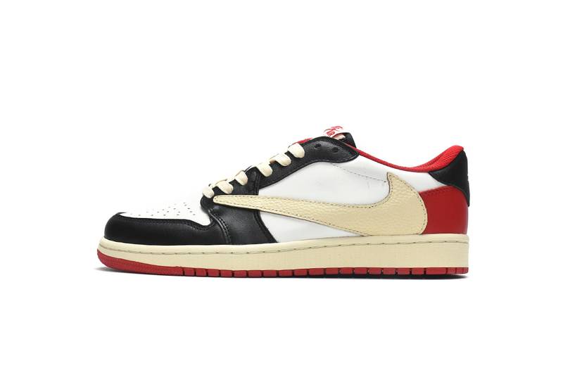 Air Jordan 1 Low Black Red x Travis Scott