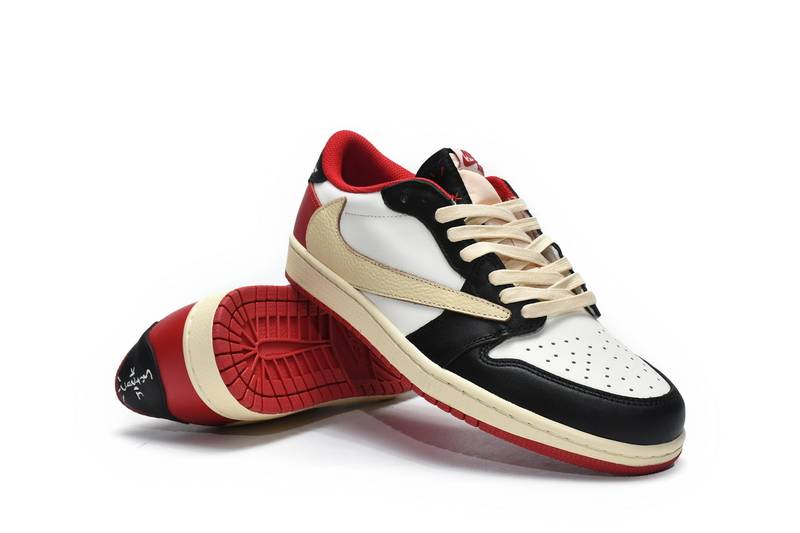 Air Jordan 1 Low Black Red x Travis Scott