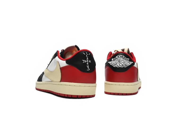 Air Jordan 1 Low Black Red x Travis Scott