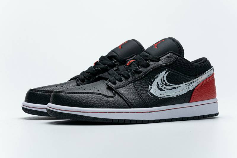 Air Jordan 1 Low Brushstroke Swoosh