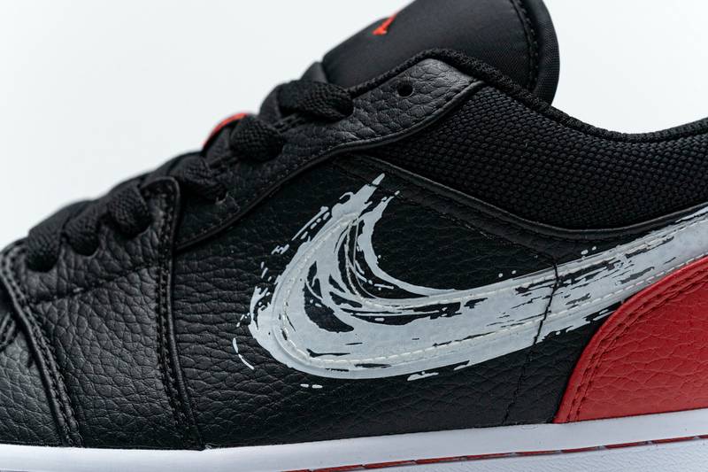 Air Jordan 1 Low Brushstroke Swoosh