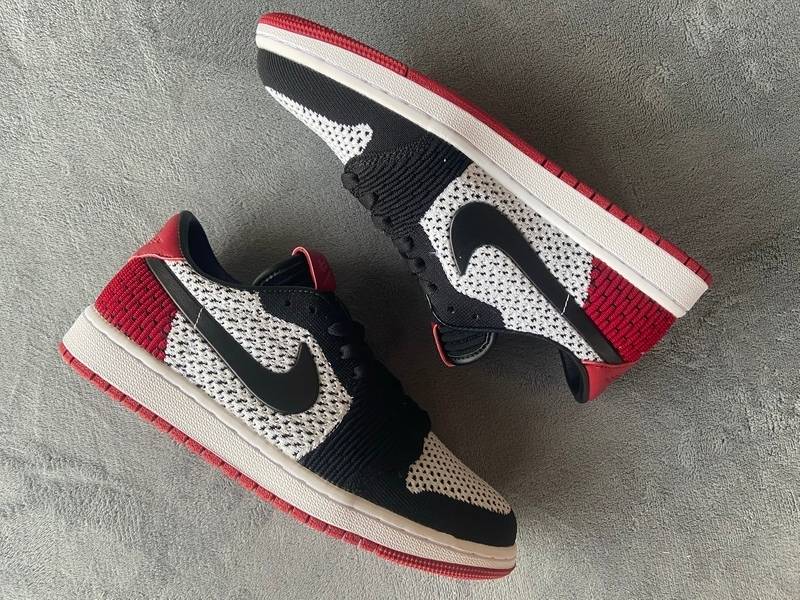 Air Jordan 1 Low Flyknit Black Toe