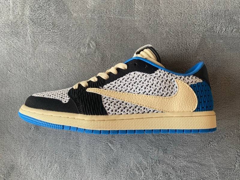 Air Jordan 1 Low Flyknit Fragment Design xTravis Scott