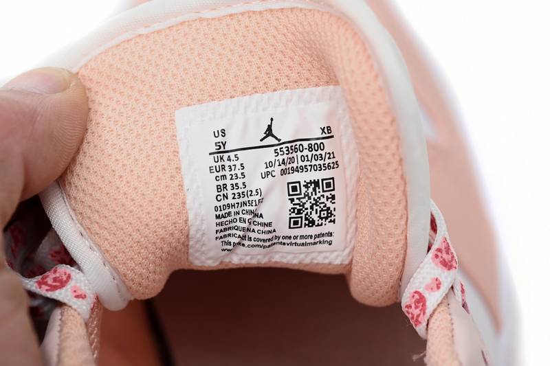 Air Jordan 1 Low Light Arctic Orange Pink