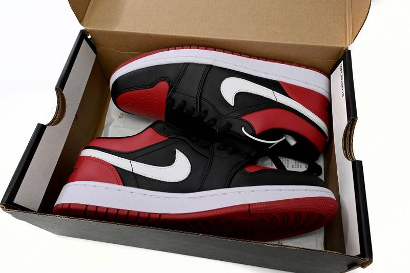 Air Jordan 1 Low Retro Black Red