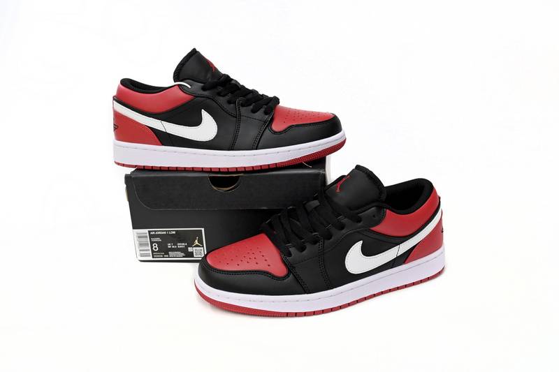 Air Jordan 1 Low Retro Black Red