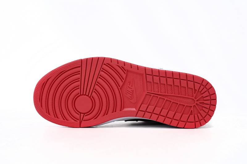 Air Jordan 1 Low White University Red Black