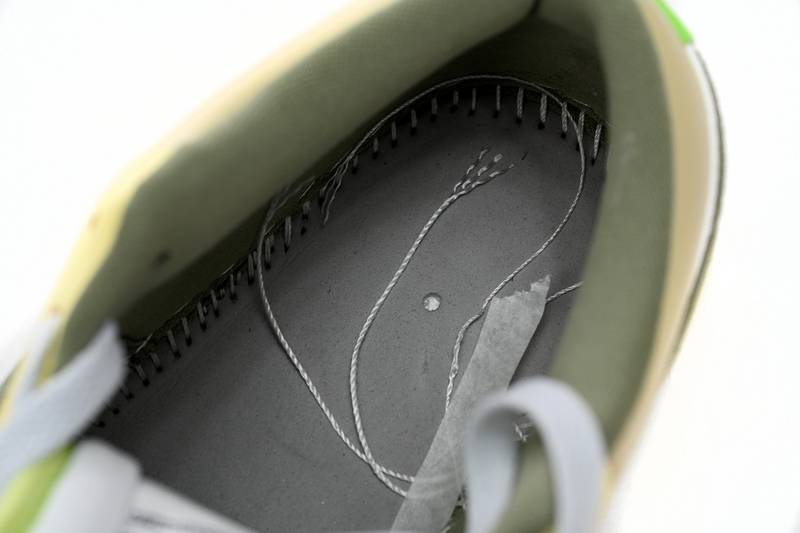 Air Jordan 1 Low Sail White Oil Green