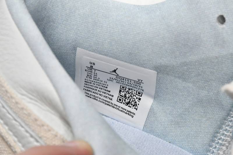 Air Jordan 1 Low Se Canvas Iris Whisper Sail