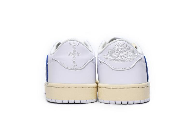 Air Jordan 1 Low White Blue x Travis Scott