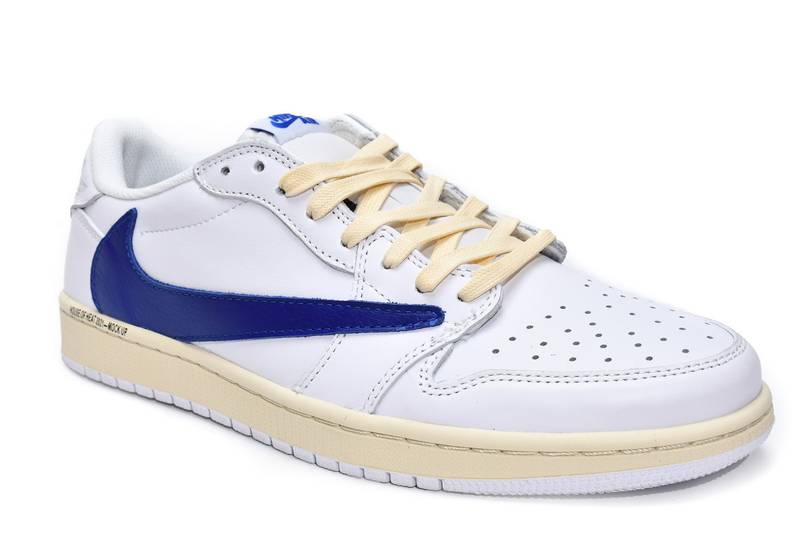 Air Jordan 1 Low White Blue x Travis Scott