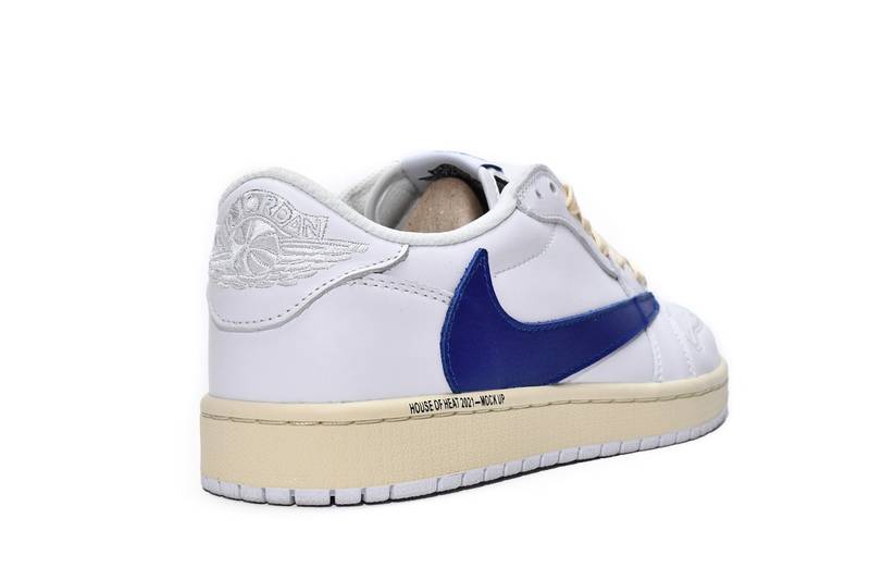 Air Jordan 1 Low White Blue x Travis Scott