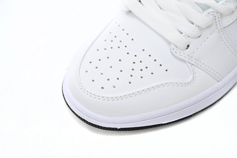 Air Jordan 1 Low White Gym Red Black